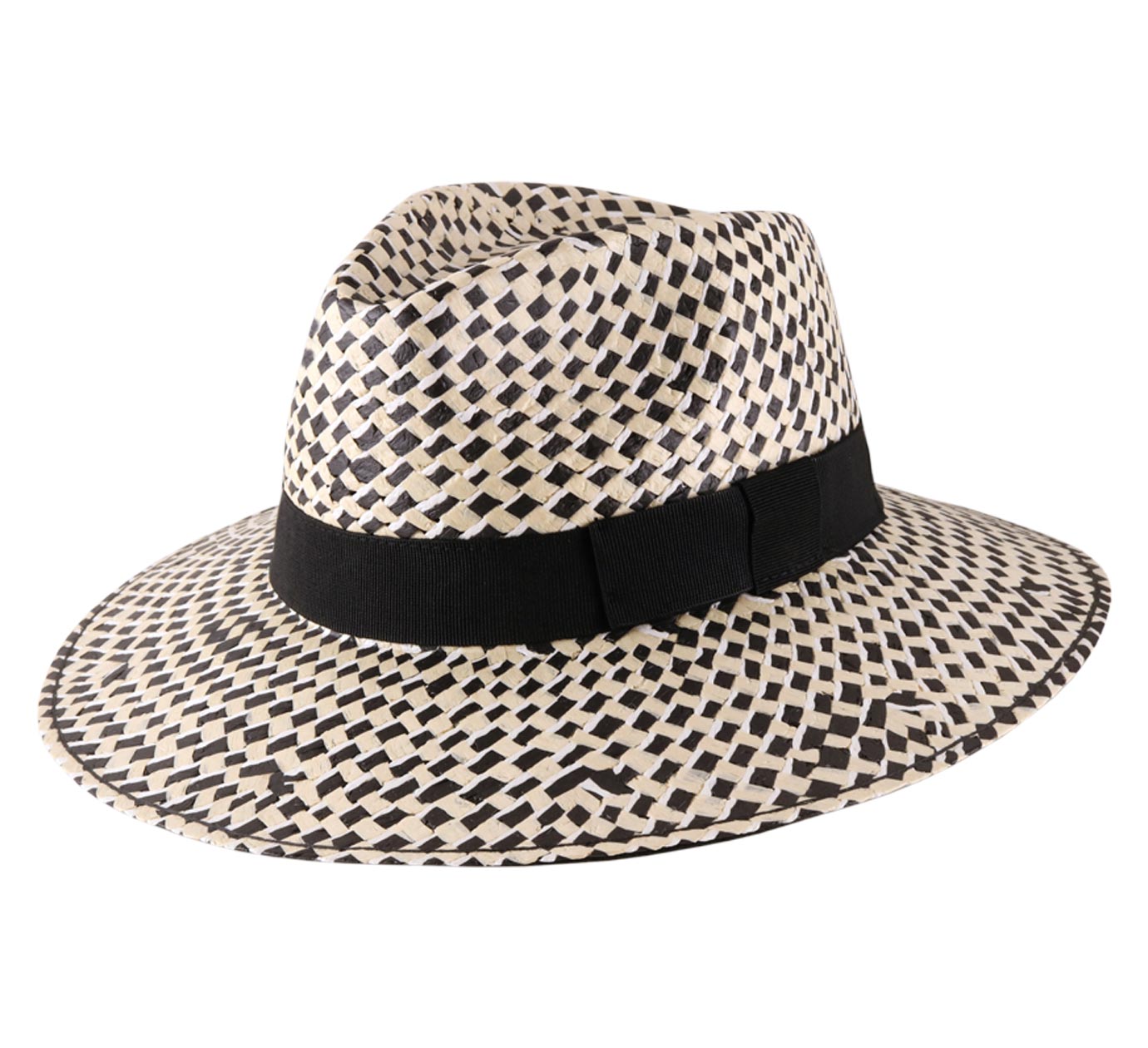 chapeau paille damier chapeau paille damier