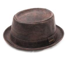 Stetson Pork Pie Pig Skin